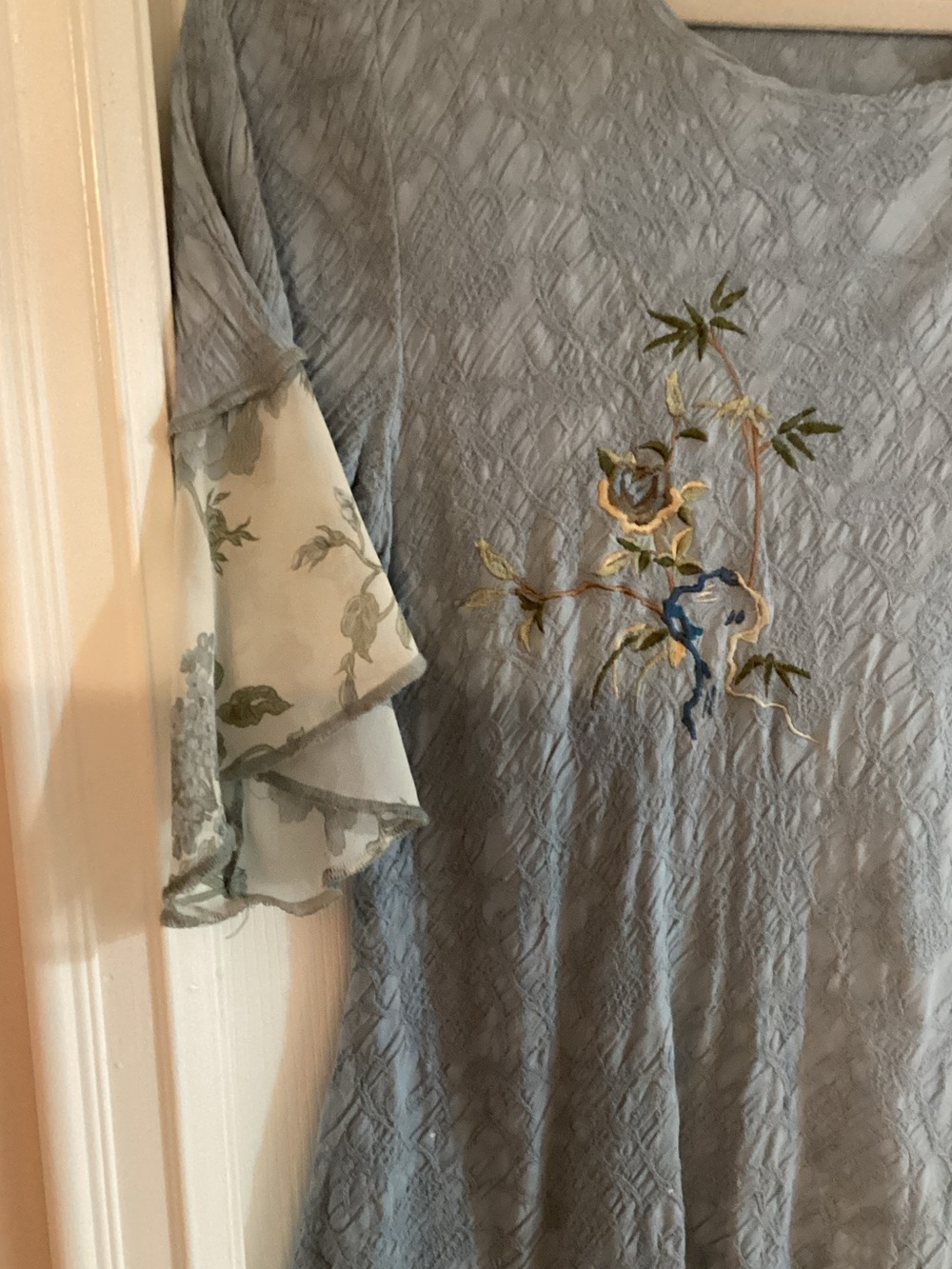 Spencer Alexis Floral Embroidered Women’s Skirt Set L - Picture 2 of 12